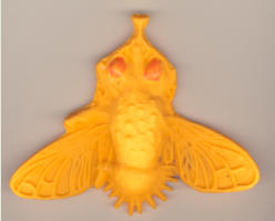 Mosca 10 a silicon, TLF arancia, 10 x 13 cm