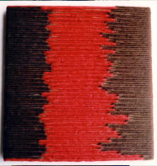 Verschlingungen, Wool, 33,5 x 35,5 cm