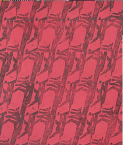 Essential Red Xilo, Olio su tela, 60 x 50 cm