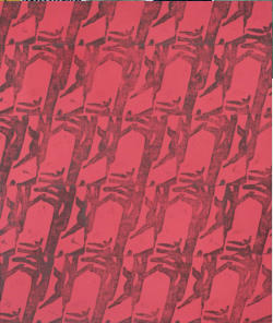 Essential Red Xilo, Olio su tela, 60 x 50 cm