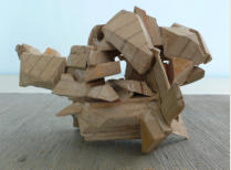 Scultura, legno MDF, 20 x 25 x 15 cm