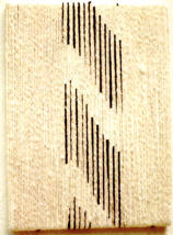 Danner Square Panel 2, Oil on cotton, 18 x 13 cm