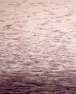 Panel III, ink on cotton on MDF, 69 x 56 cm