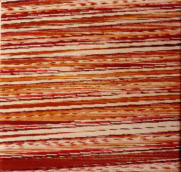 Deformation Reds, Oil on cotton, 28,5 x 30 cm