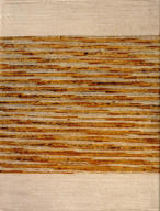 Yellow ocre, cotton & wool on stretcher, 40 x 30 cm