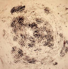 Spiral, print on canvas, 40 x 40 cm