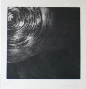 Spirals, etching on paper, 30 x 30 cm