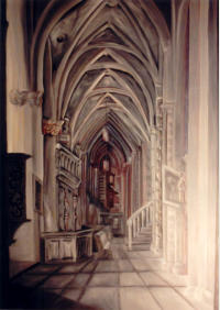 Lorenzkirche, l auf LW, 140 x 100 cm