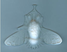 Prima Mosca a silicon, bianco, 10 x 13 cm