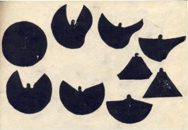 Mondfalterphasen, Xilo ad olio su carta, 15 x 25 cm
