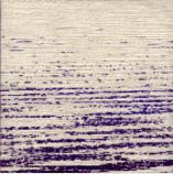 Surrounding violet, hectografic lnk on cotton, 22 x 22 cm