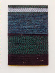 Untitled, coloured wool, 17,5 x 12 cm