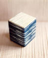 Cube, Oil on cotton, 6 x 6 x 7,5 cm