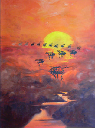 Apocalypse Now, olio su tela, 80 x 60 cm